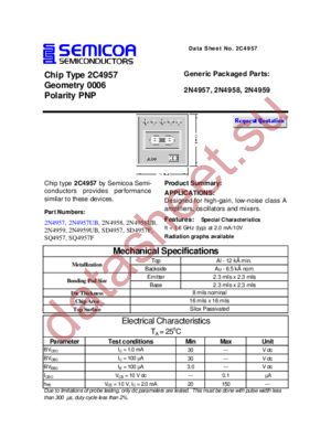 2C4957 datasheet  