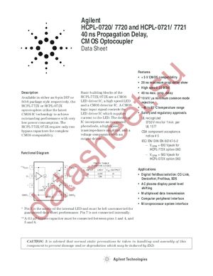 HCPL-7720 datasheet  