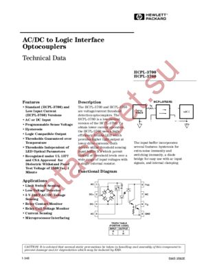 HCPL-3760 datasheet  