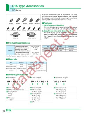 NF-A-PP-1 datasheet  