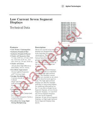 HDSP-H101-CD000 datasheet  