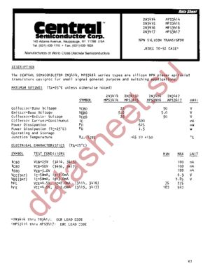 MPS3415 datasheet  