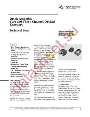 HEDM-560X datasheet  