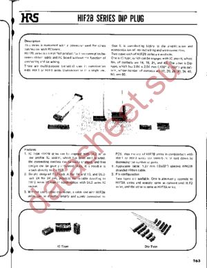 HIF2B-14-2.54RSB datasheet  