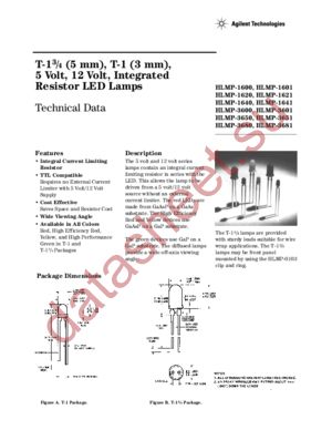 HLMP-3600-D00B2 datasheet  