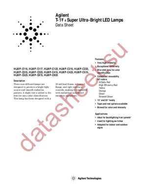 HLMP-C515 datasheet  