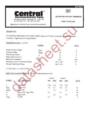 2N4871 datasheet  