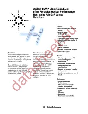 HLMP-EL17-M0000 datasheet  