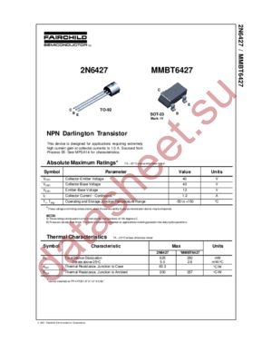 MMBT6427_NL datasheet  