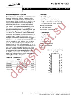 HSP9520CS datasheet  