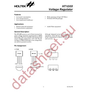 HT1037 datasheet  