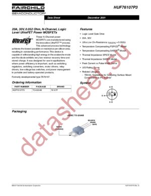 HUF76107P3 datasheet  