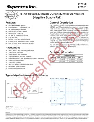 HV101 datasheet  