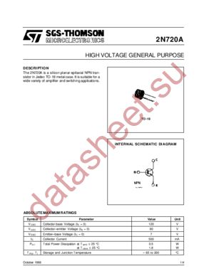 2N720 datasheet  