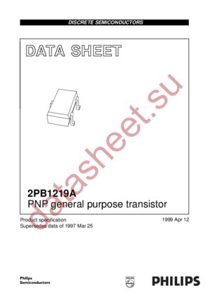 2PB1219A datasheet  