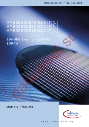 HYB39S256400D datasheet  