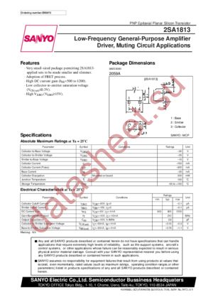 2SA1813 datasheet  