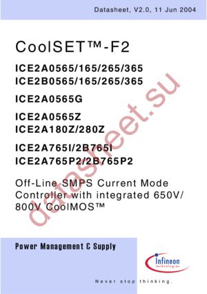 ICE 2A365 datasheet  