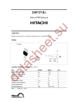 2SB727K datasheet  