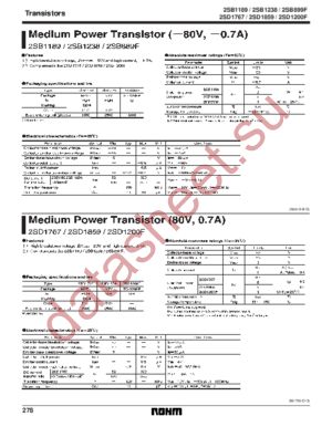 2SB899F datasheet  