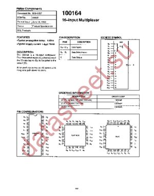 100164 datasheet  