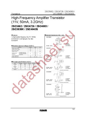 2SC4726 datasheet  