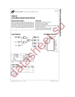 100315 datasheet  