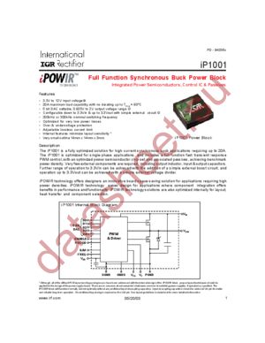 IP1001 datasheet  