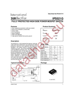 IPS521GTR datasheet  