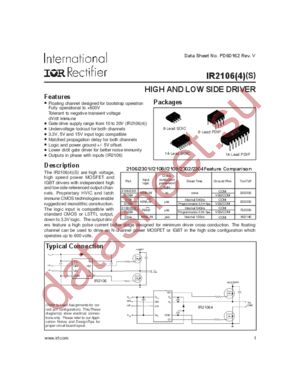 IR2106S datasheet  