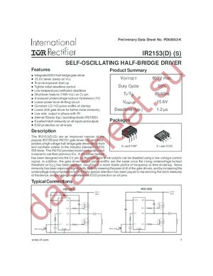 IR2153 datasheet  