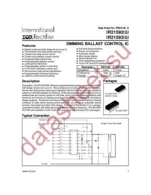 IR21593S datasheet  