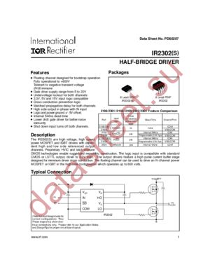 IR2302S datasheet  