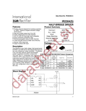 IR2304 datasheet  