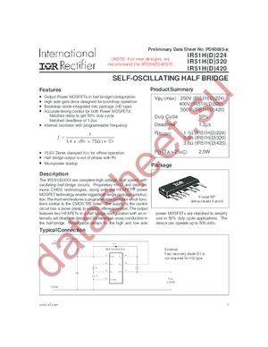 IR51HD420 datasheet  