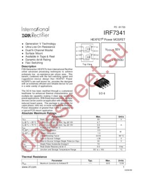 IRF7341 datasheet  