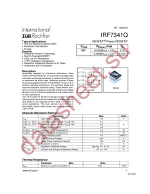 IRF7341QTR datasheet  