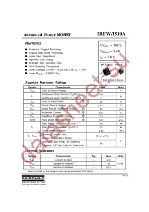 IRFI510A datasheet  