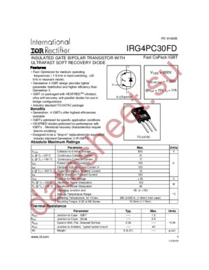 IRG4PC30FD datasheet  