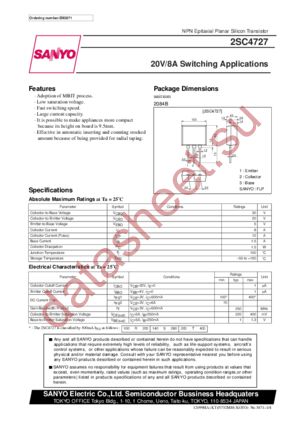 2SC4727 datasheet  