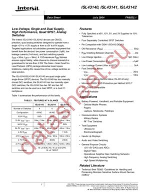 ISL43142 datasheet  