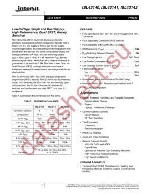 ISL43142IB datasheet  