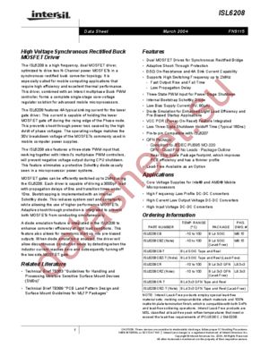 ISL6208CBZ datasheet  