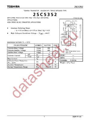 2SC5352 datasheet  