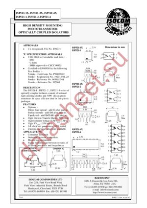 ISP521-1 datasheet  