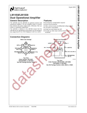 LM1558H datasheet  