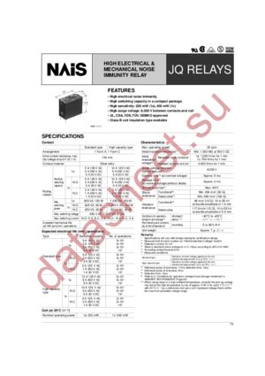 JQ1-12 datasheet  