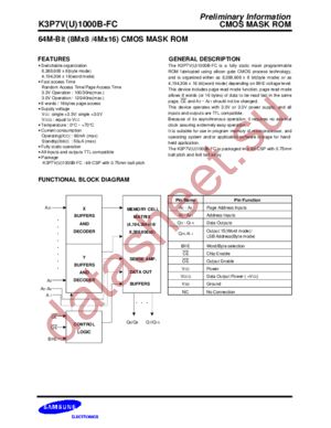 K3P7V(U)1000B-GC, K3P7V(U)1000B-TC, K3P7 datasheet  