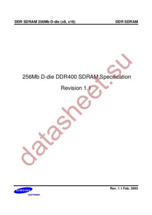 K4H56038D-TC datasheet  