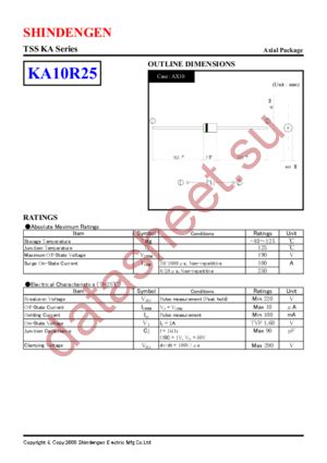KA10R25 datasheet  